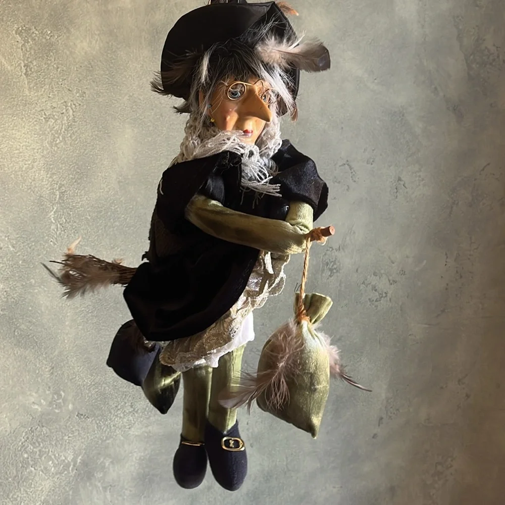 Charming Hanging Witch Decoration
